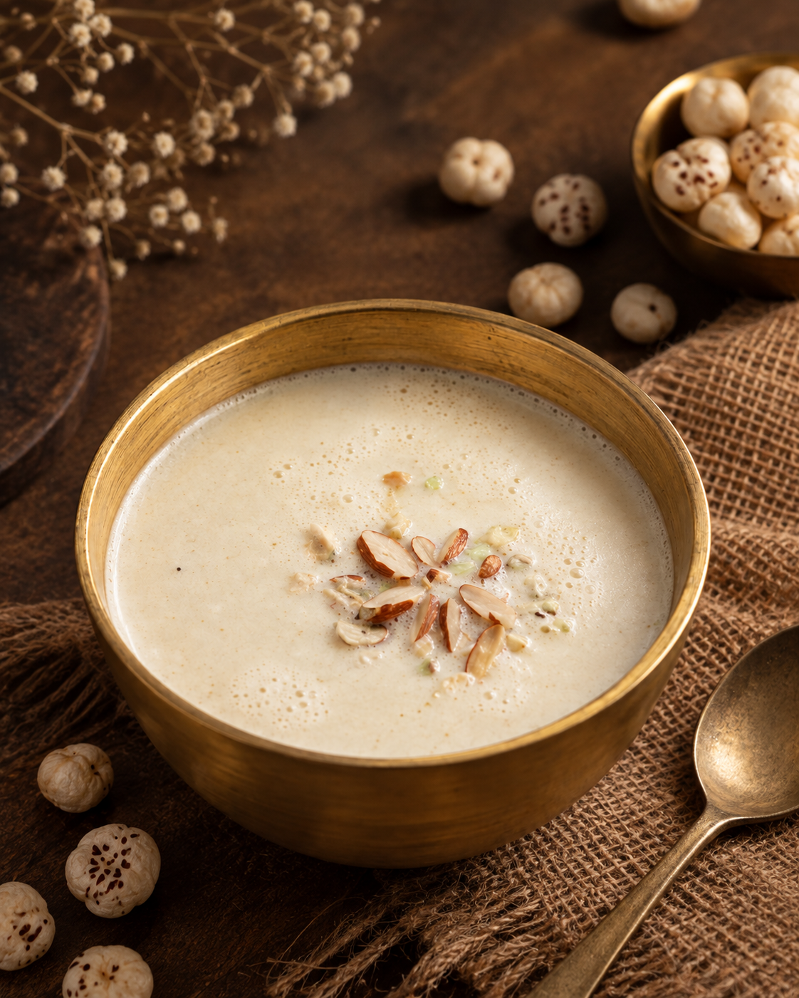 Makhana Badam Shorba